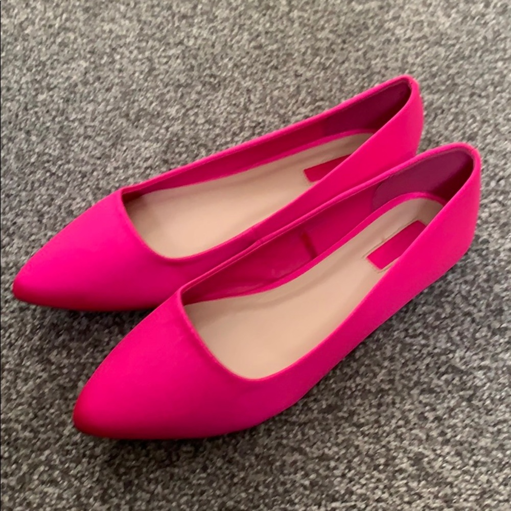 Hot Pink Forever 21 Flats